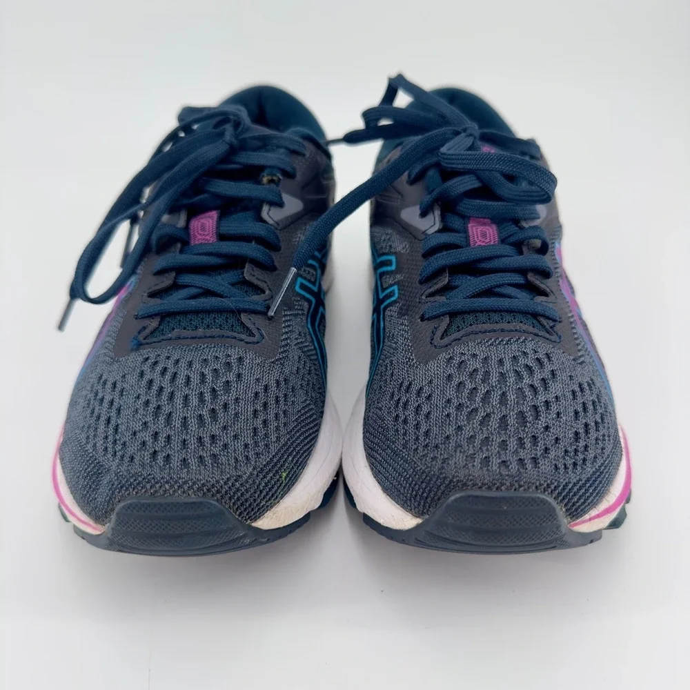 ASICS GT-1000 9 Women's Running Shoes Size 6.5‎ Navy Pink Blue FlyteFoam